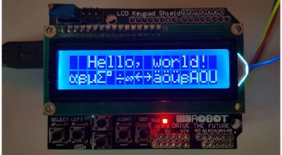 LCD shield special characters