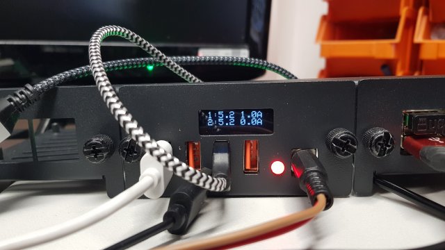 4 USB-Channel 5V Poser supply module large font